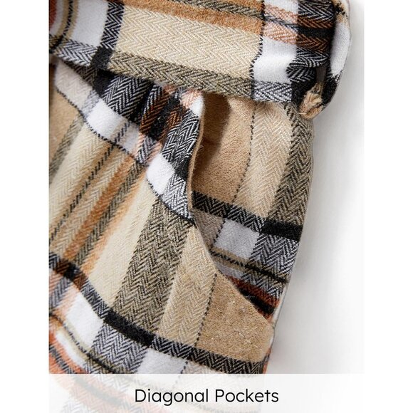 Family Matching Cotton Long Sleeve Dress and Sweatshirt Sets for Holiday - Picture 4 of 6